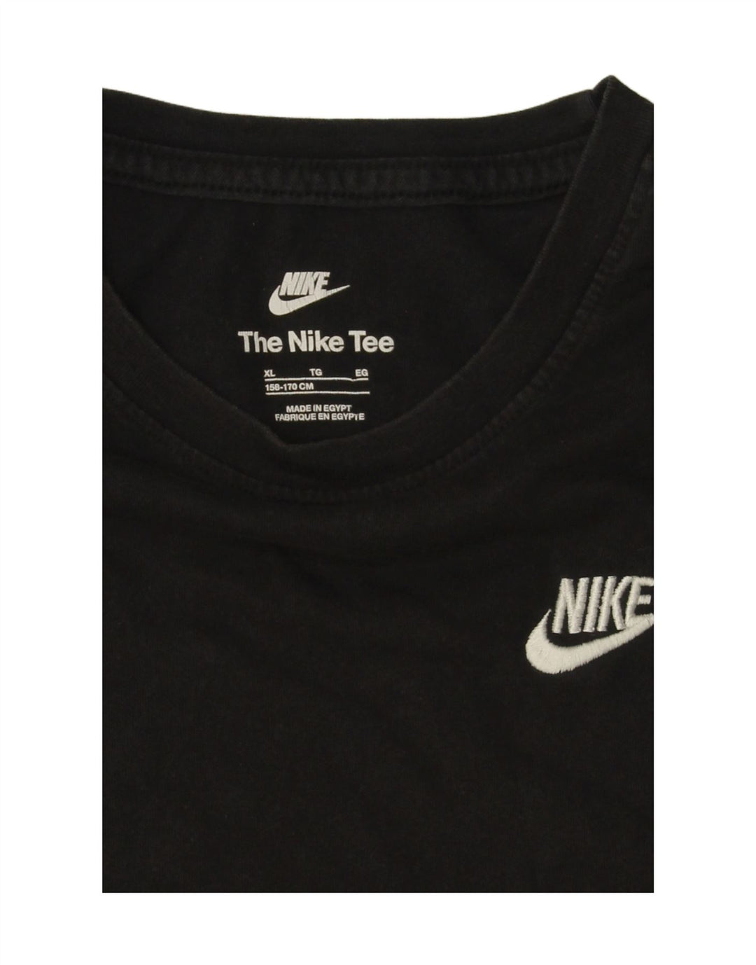 Nike Jungen T-Shirt Top 13–14 Jahre XL Schwarz