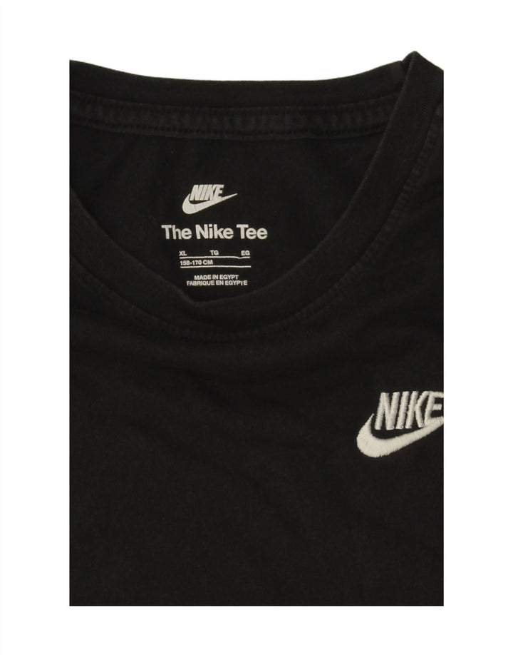 Nike Jungen T-Shirt Top 13–14 Jahre XL Schwarz