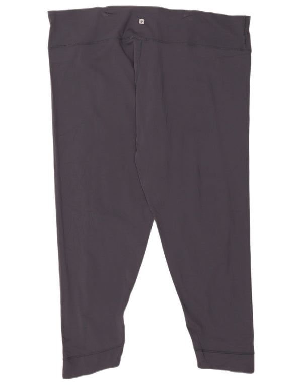 Mountain Warehouse Crop-Leggings für Damen, US 24 4XL, graues Nylon
