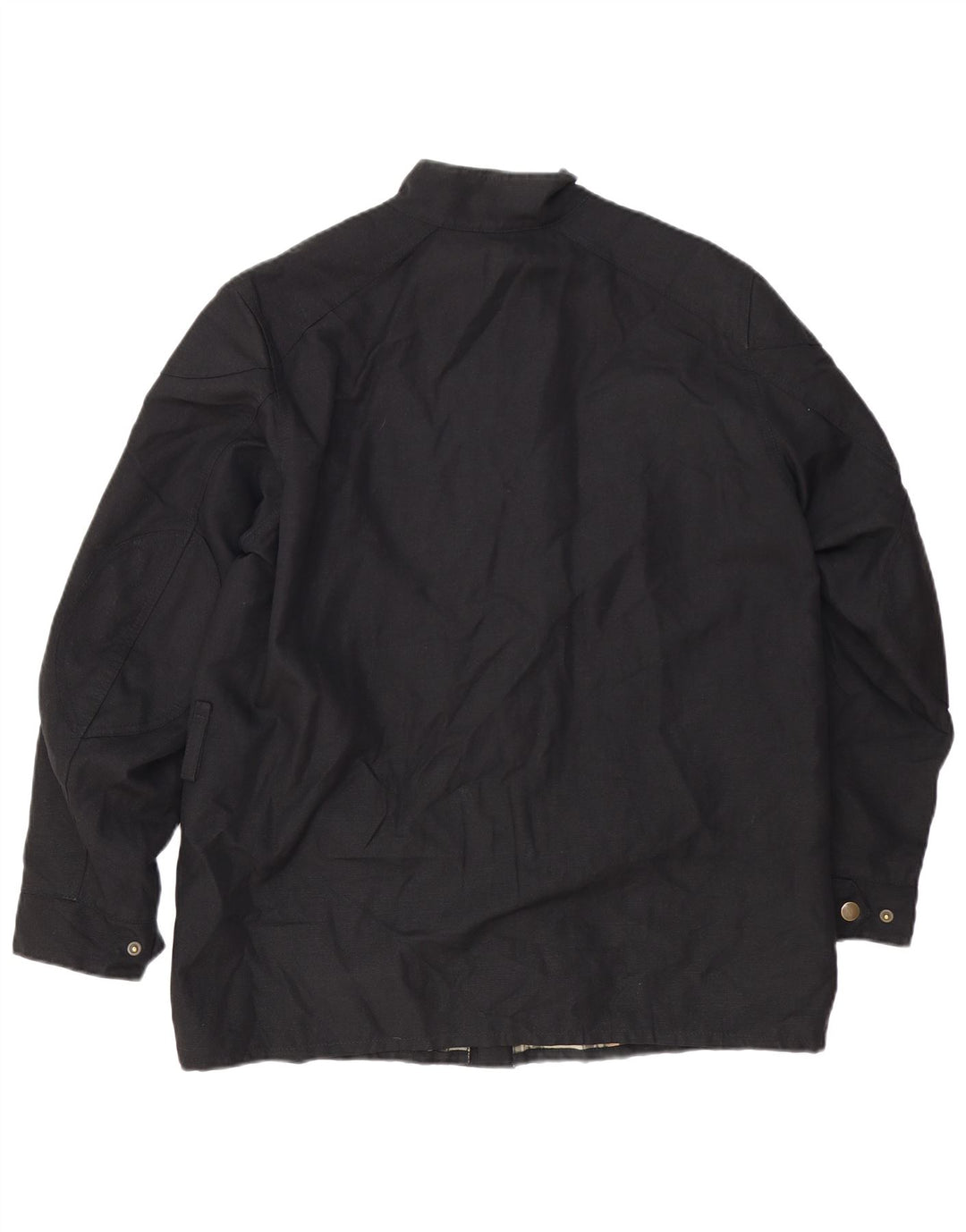 BELSTAFF Herren-Utility-Jacke UK 38 Mittelschwarze Baumwolle