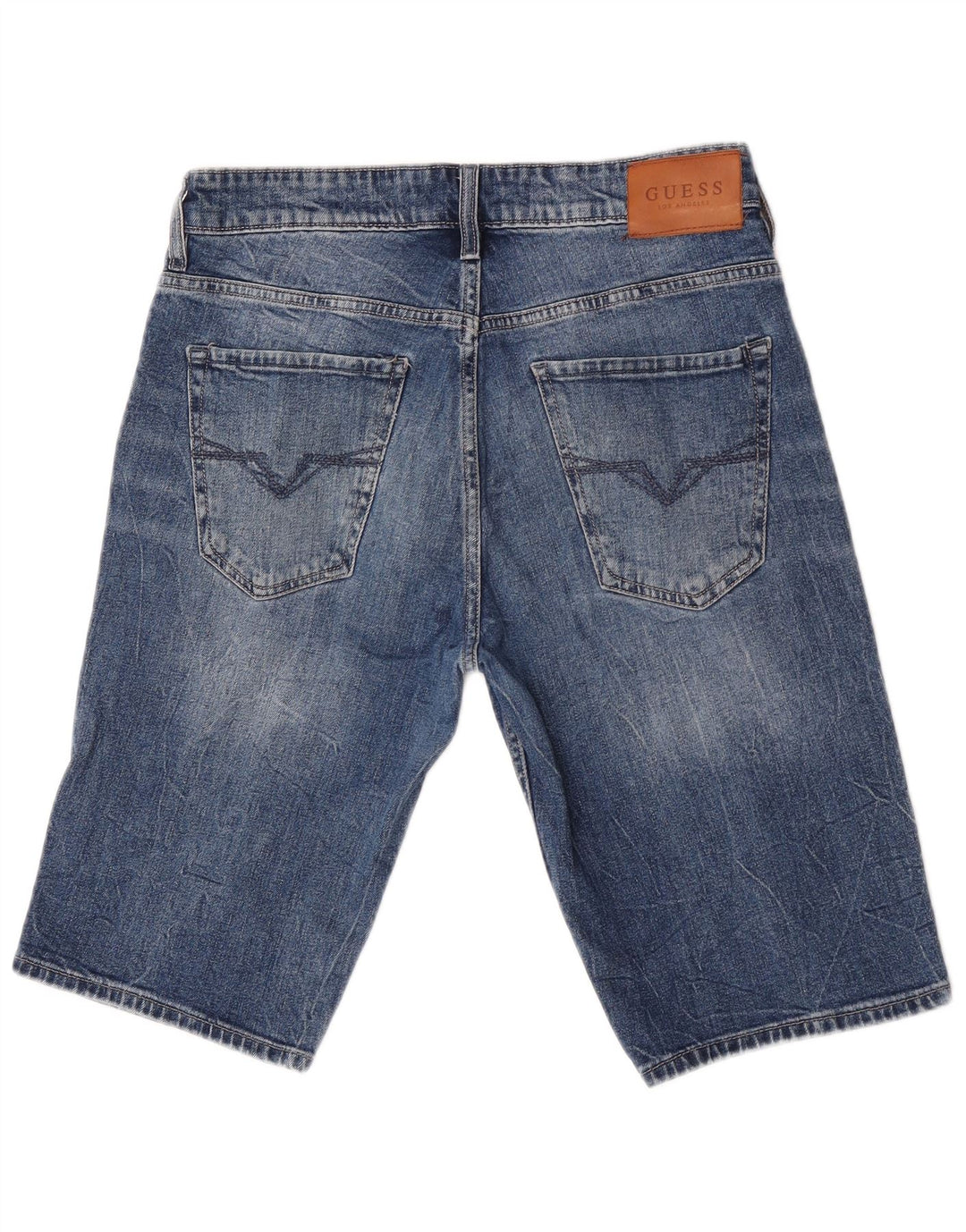 Guess Herren-Jeansshorts, normal, W30, mittelblaue Baumwolle