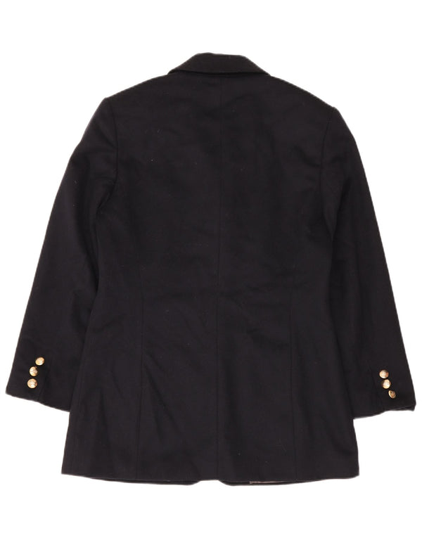 Lanificio Del Casentino Damen Übergroße Blazerjacke IT 38 XS Marineblau