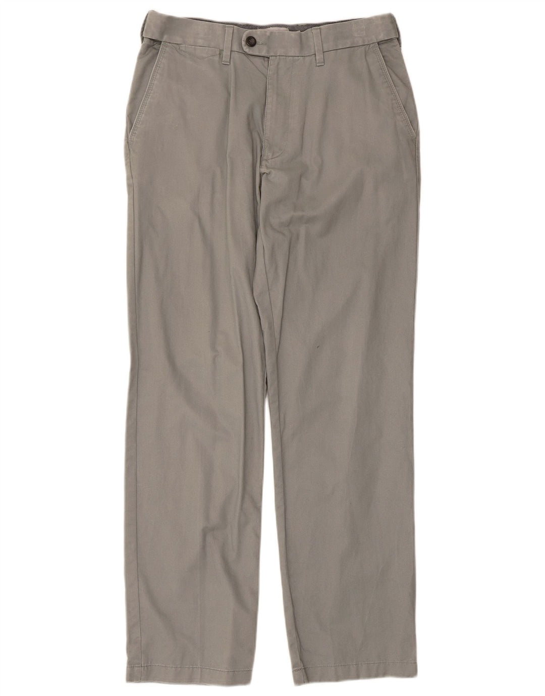 Marks & Spencer Mens Pegged Regular Fit Anzughose W30 L31 Graue Baumwolle