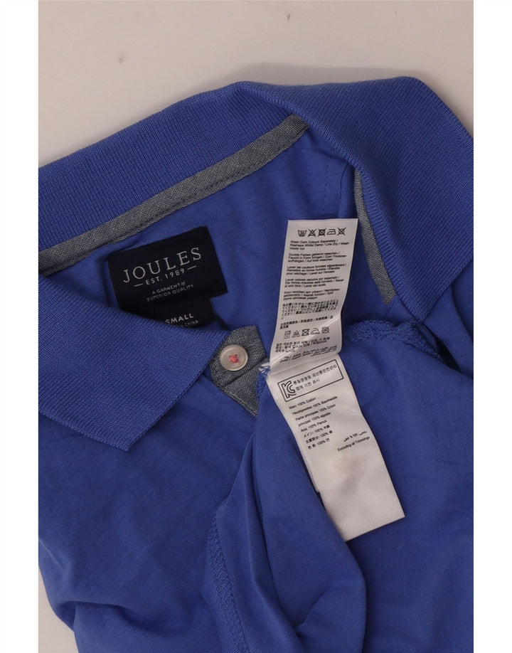 Joules Herren-Poloshirt, kleine blaue Baumwolle
