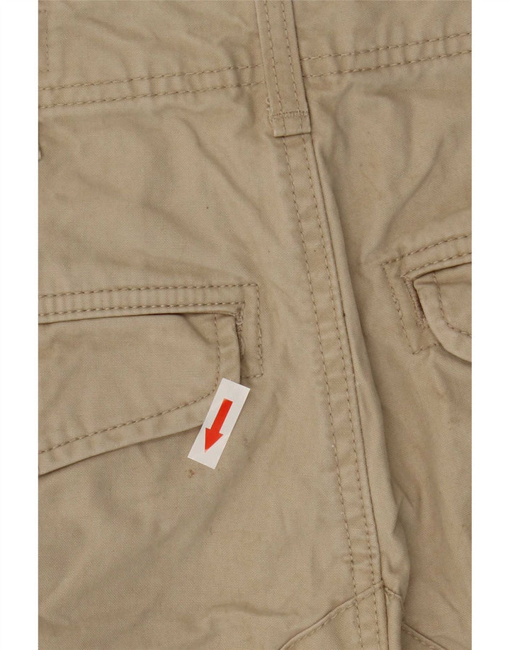Superdry Herren Cargoshorts W30 mittelbeige Baumwolle