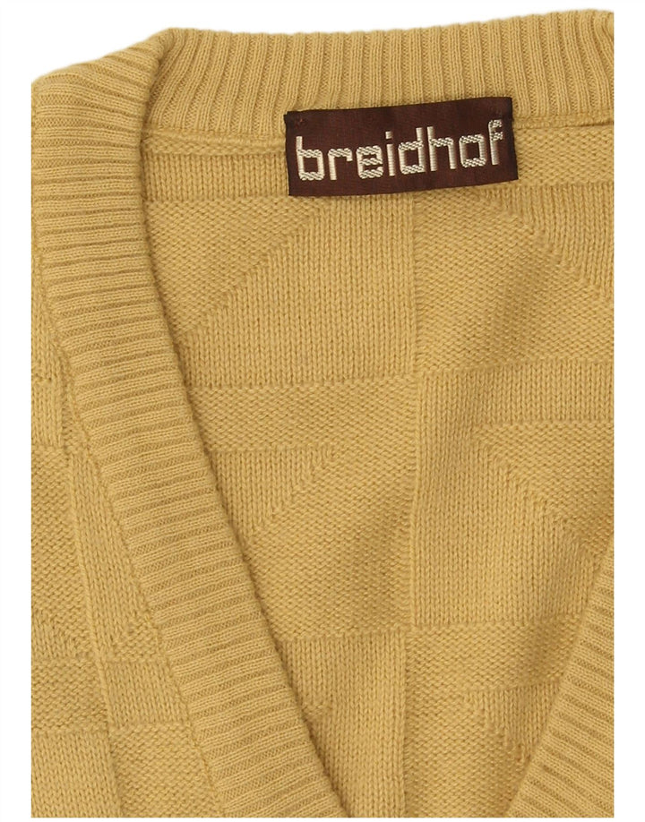 Breidhof Herren Weste Tank Top Mittelgelb