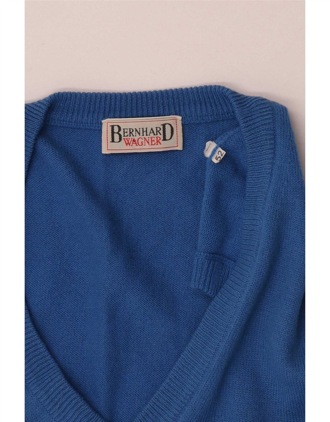 Bernhard Wagner Herren Weste Tank Top IT 52 Large Blau