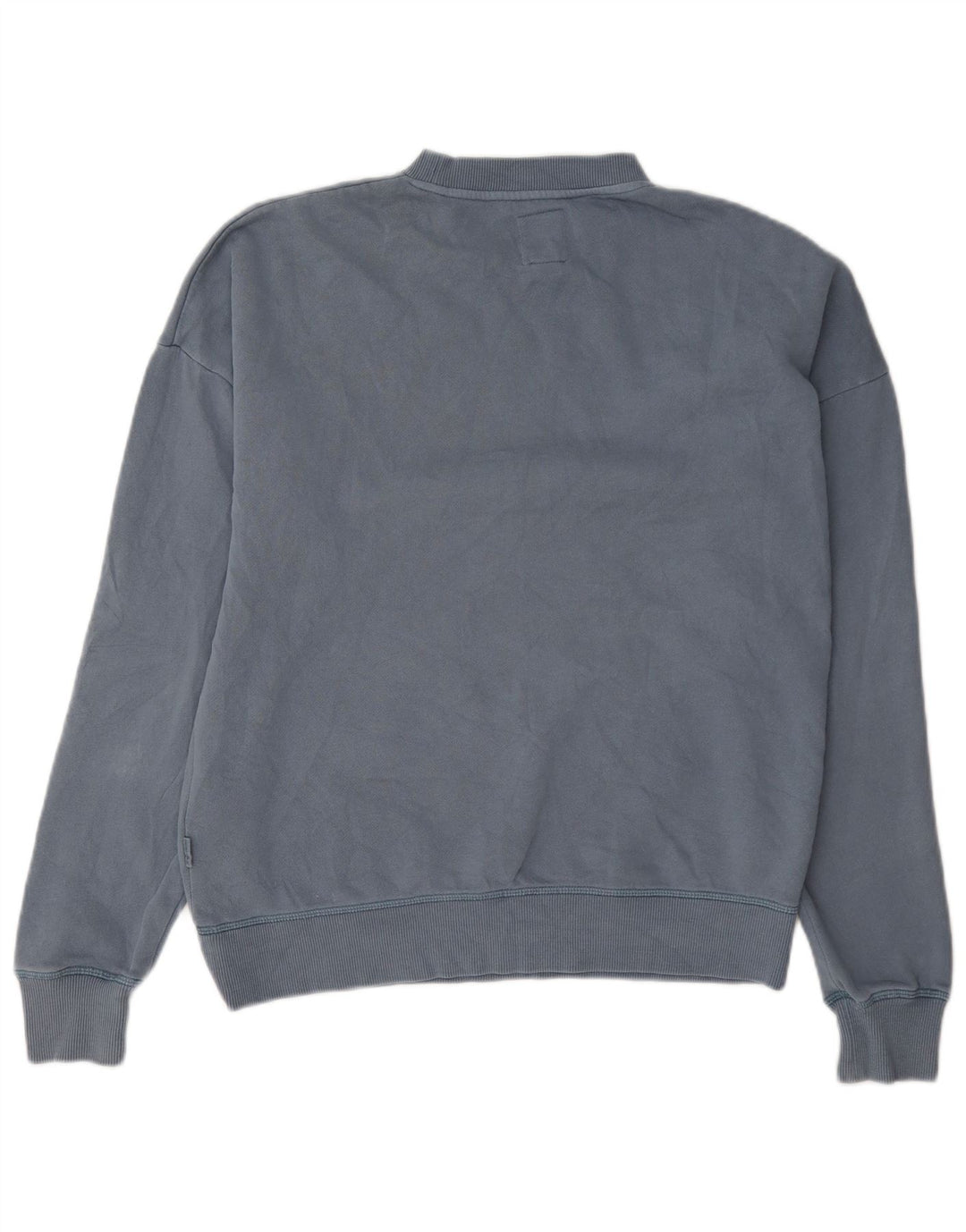 Billabong Damen Sweatshirt Pullover US 6 Mittelblaue Baumwolle