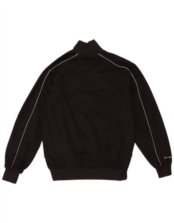 Umbro Herren-Trainingsanzug-Top-Jacke, mittelschwarzes Polyester
