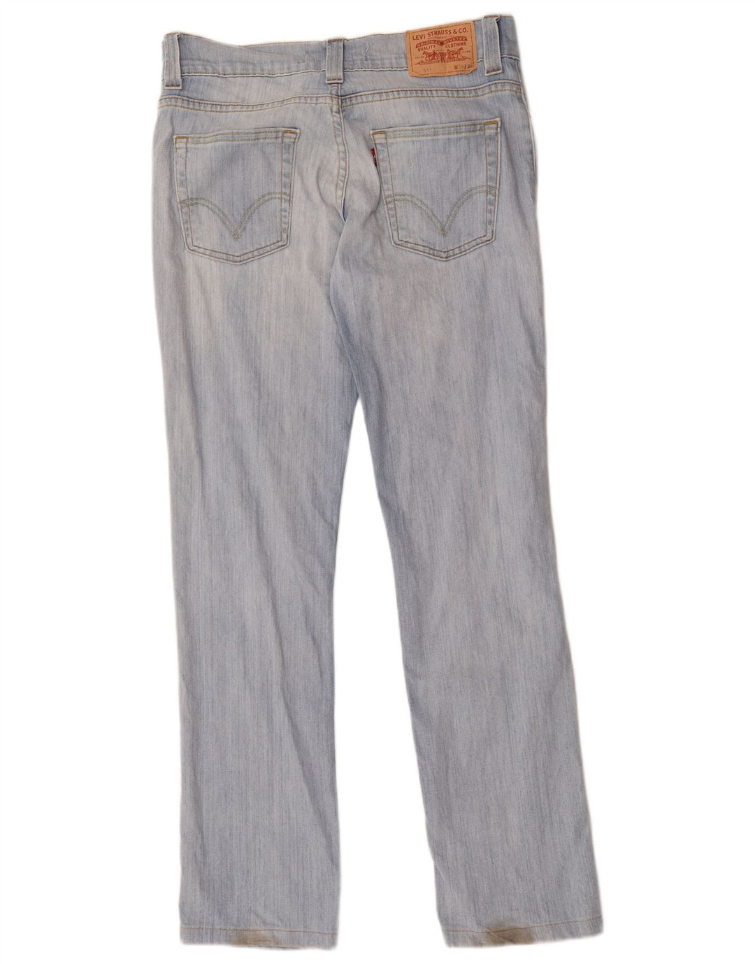Levi's Damen 511 Slim Jeans W34 L34 Blaue Baumwolle