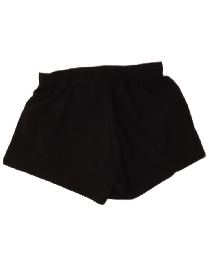 Nike Damen Dri Fit Sport Shorts UK 14 Medium Schwarz Polyester