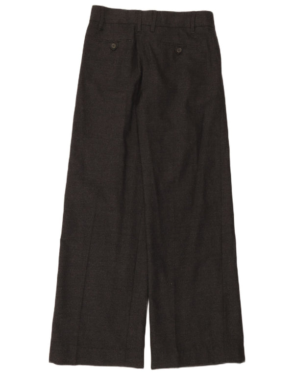 Gap Damen-Anzughose mit weitem Bein, US 4, Größe S, W30, L32, graue Wolle