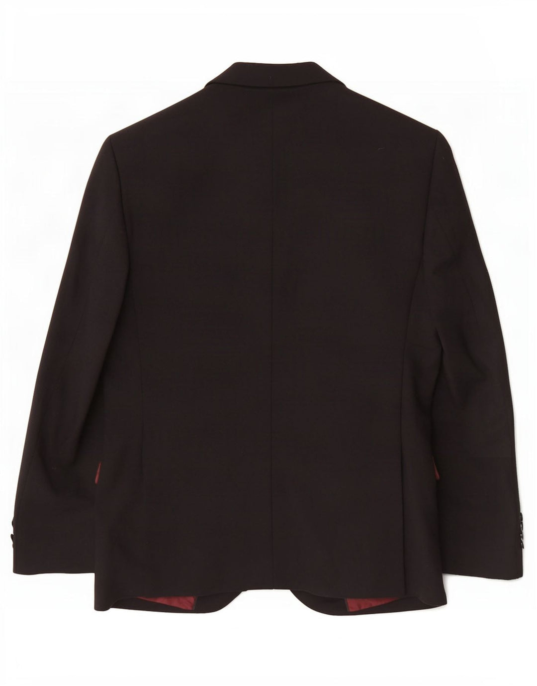 Marks & Spencer Herren-Slim-Blazer mit 2 Knöpfen, Gr. 36, Größe S, schwarze Wolle