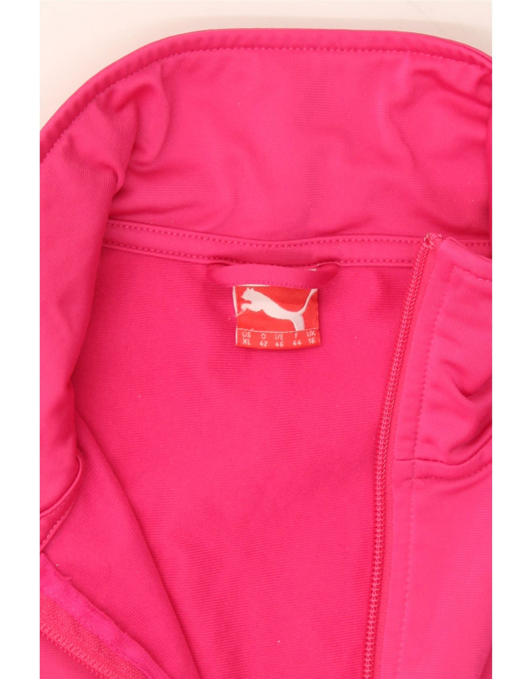 PUMA Womens Tracksuit Top Jacket UK 16 Large Pink Polyester Vintage Puma and Second-Hand Puma from Messina Hembry 