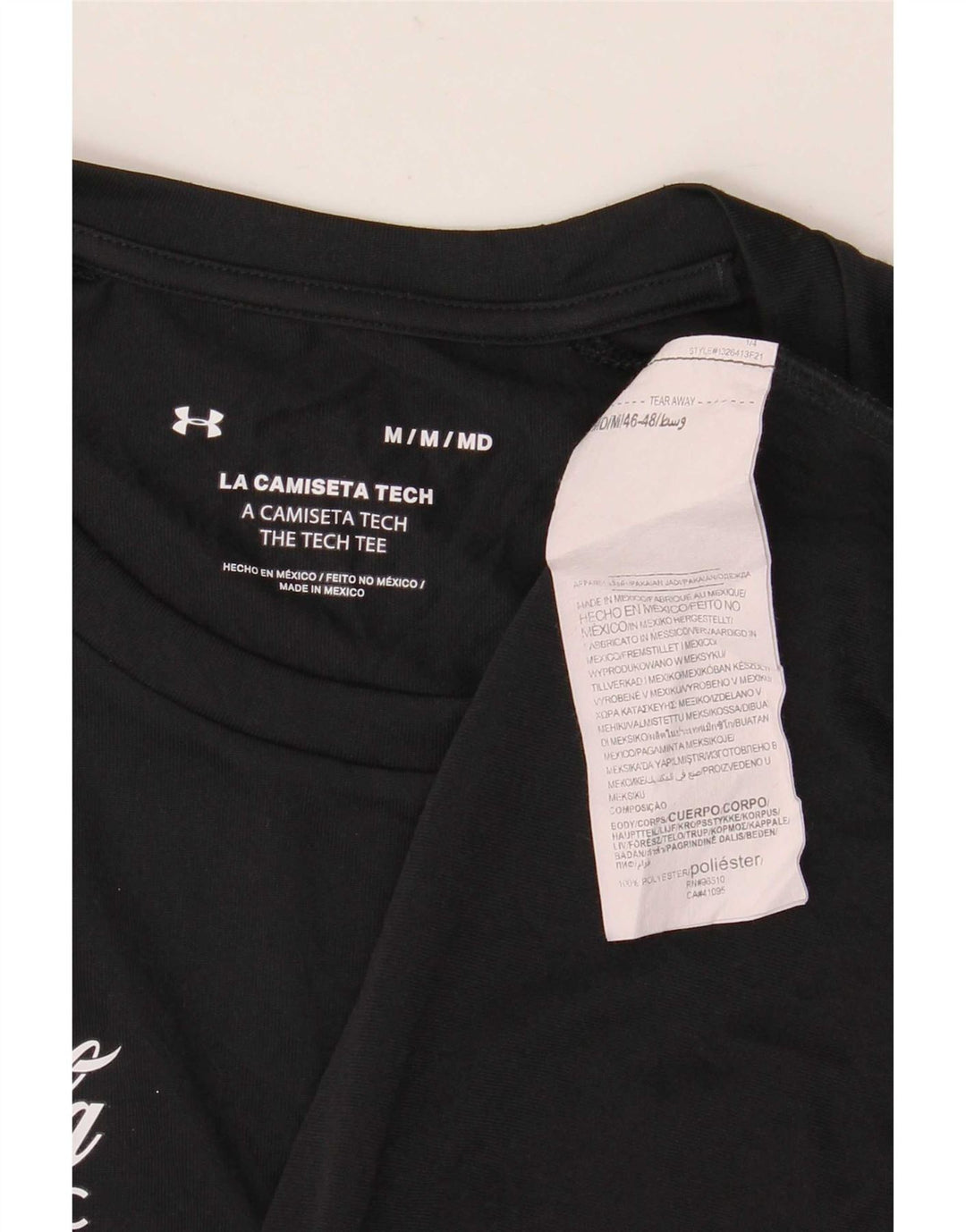 Under Armour Herren-T-Shirt mit Grafik, Mittelschwarzes Polyester