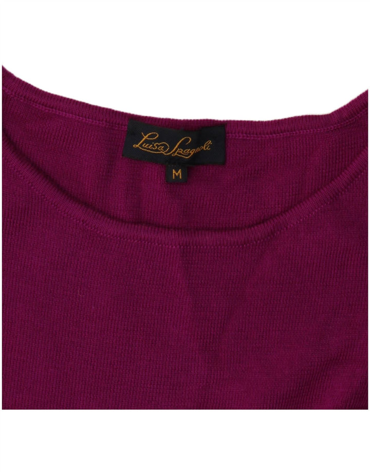 Luisa Spagnoli Damen Weste Tank Top UK 12 Medium Lila