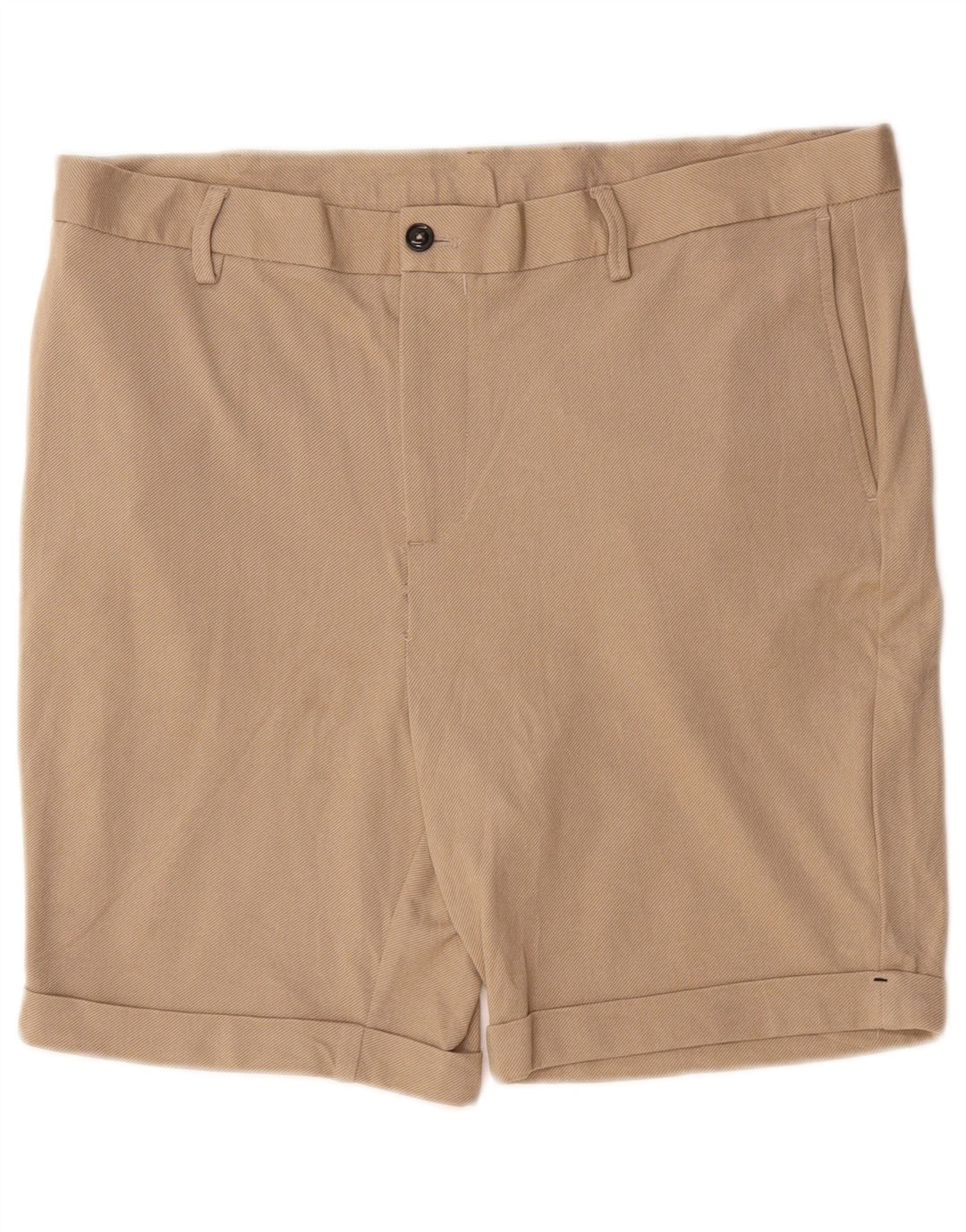 Zara Herren Chinoshorts EU 44 Large W34 Beige Viskose