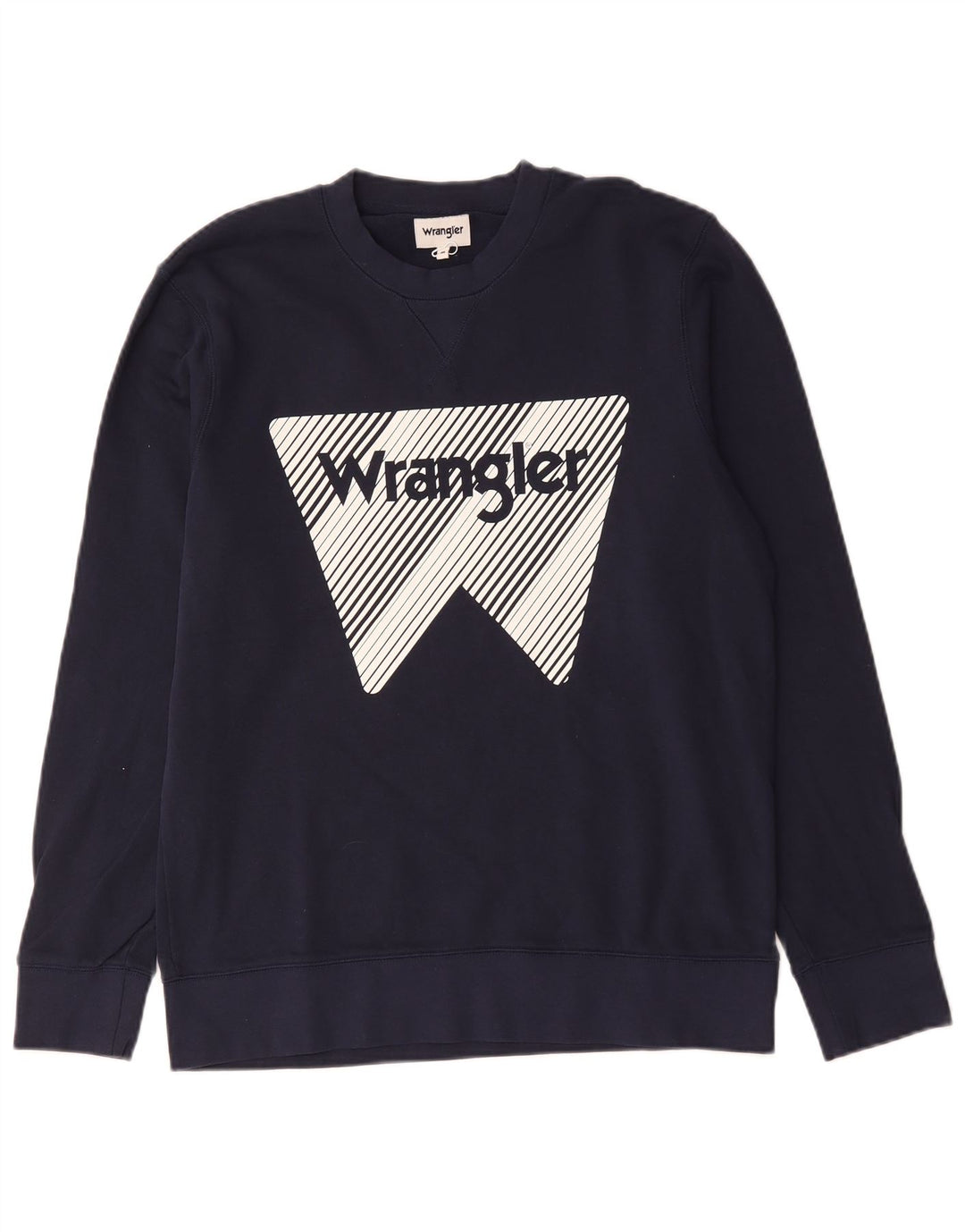 Wrangler Herren-Sweatshirt mit Grafik, mittelmarineblaue Baumwolle