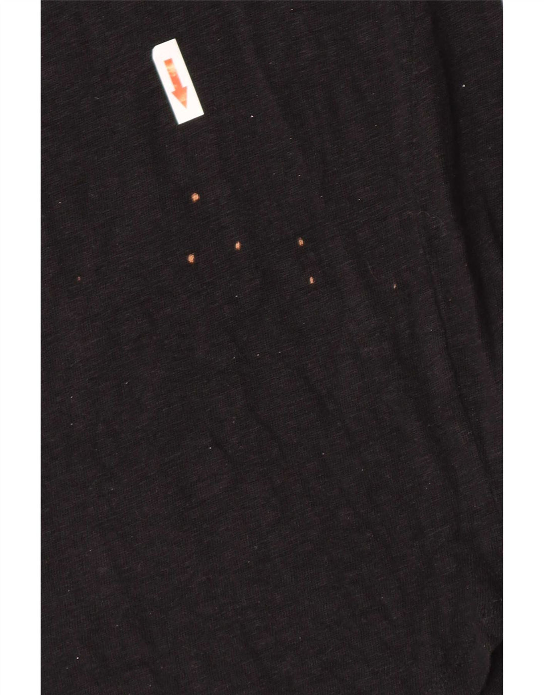 Zara Damen Top 3/4 Ärmel UK 10 Small Schwarz
