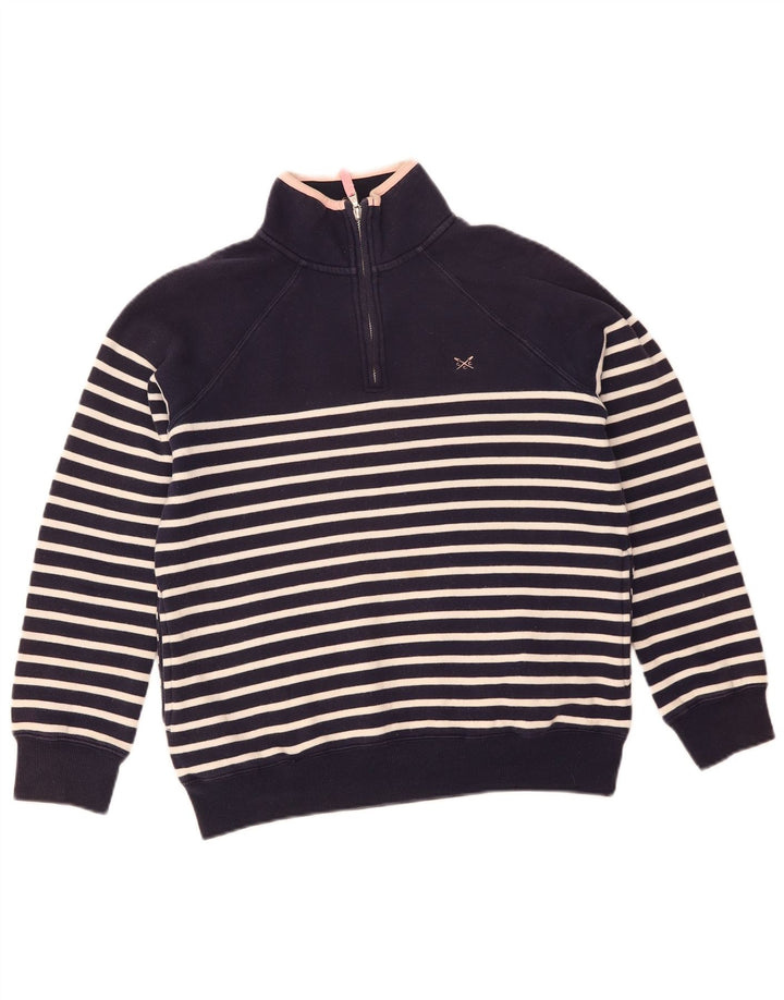Crew Clothing Damen-Sweatshirt in Übergröße, Gr. 8, Marineblau