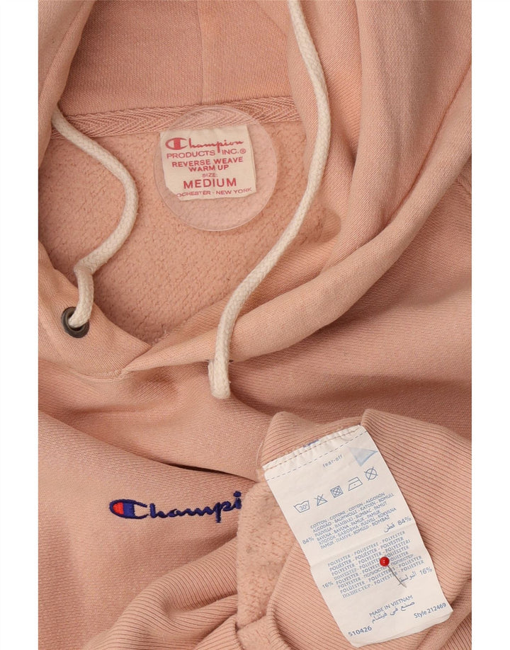Champion Herren-Kapuzenpullover aus mittelrosa Baumwolle