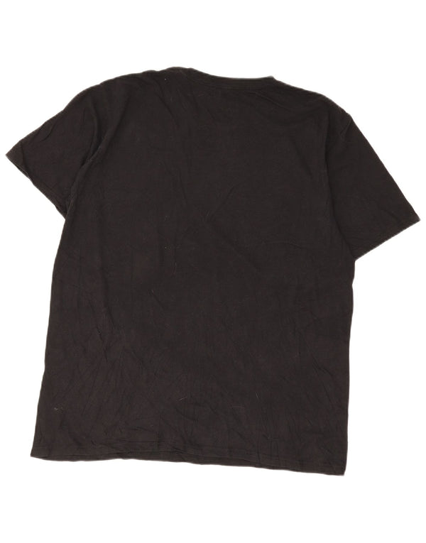Adidas Herren Grafik T-Shirt Top Large Schwarz