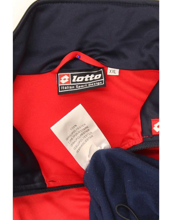 Lotto Herren-Trainingsanzugoberteil mit Grafik, Größe 2XL, mehrfarbig, Farbblock