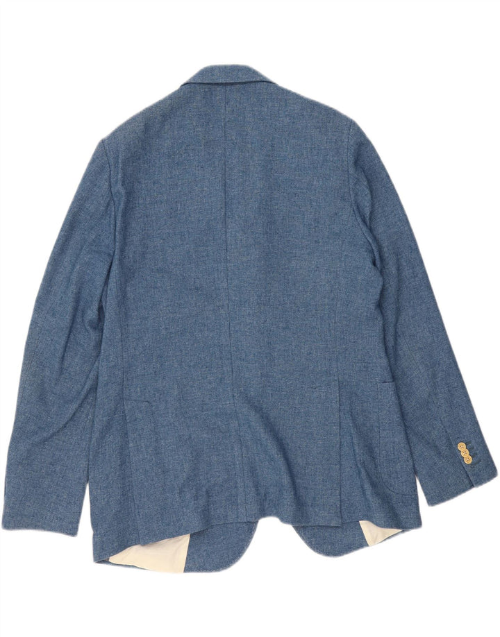 Gant Herren-Blazer mit 3 Knöpfen, IT 56, XL, Blau, Polyester