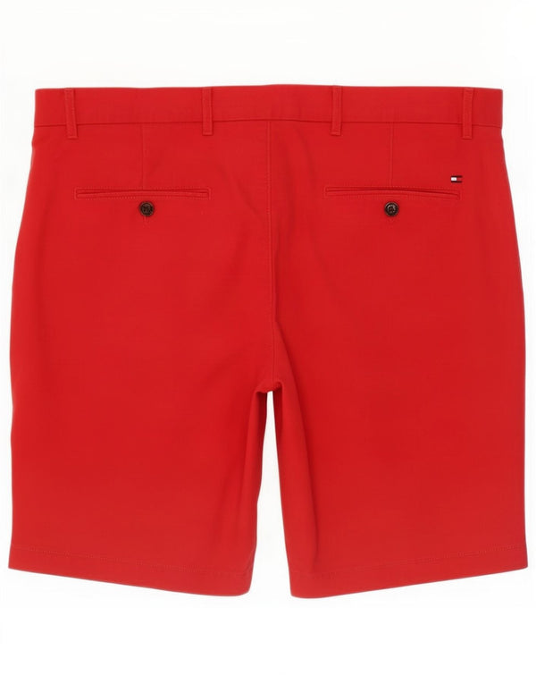 Tommy Hilfiger Herren Chino Shorts W38 XL Rot Baumwolle