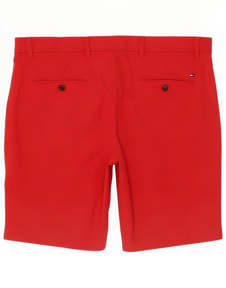 Tommy Hilfiger Herren Chino Shorts W38 XL Rot Baumwolle
