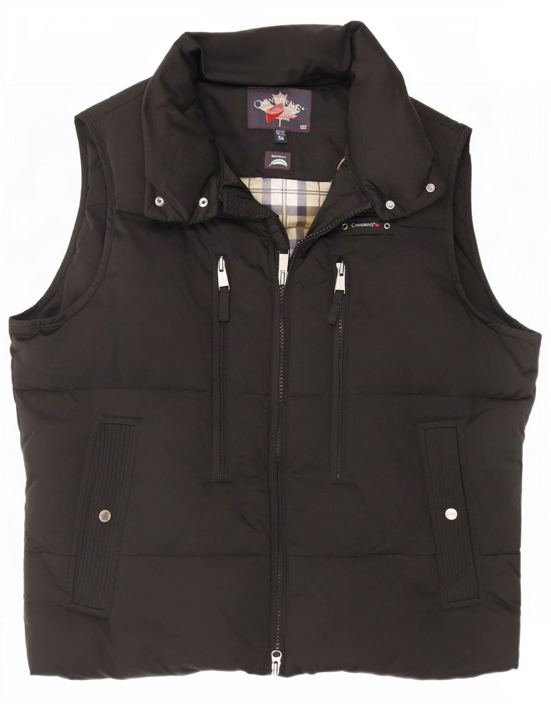 Canadiens Herren Wattierte Weste IT 54 2XL Schwarz