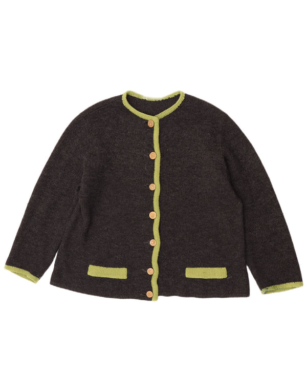 Dralon Damen Strickjacke IT 44 Mittelgrau