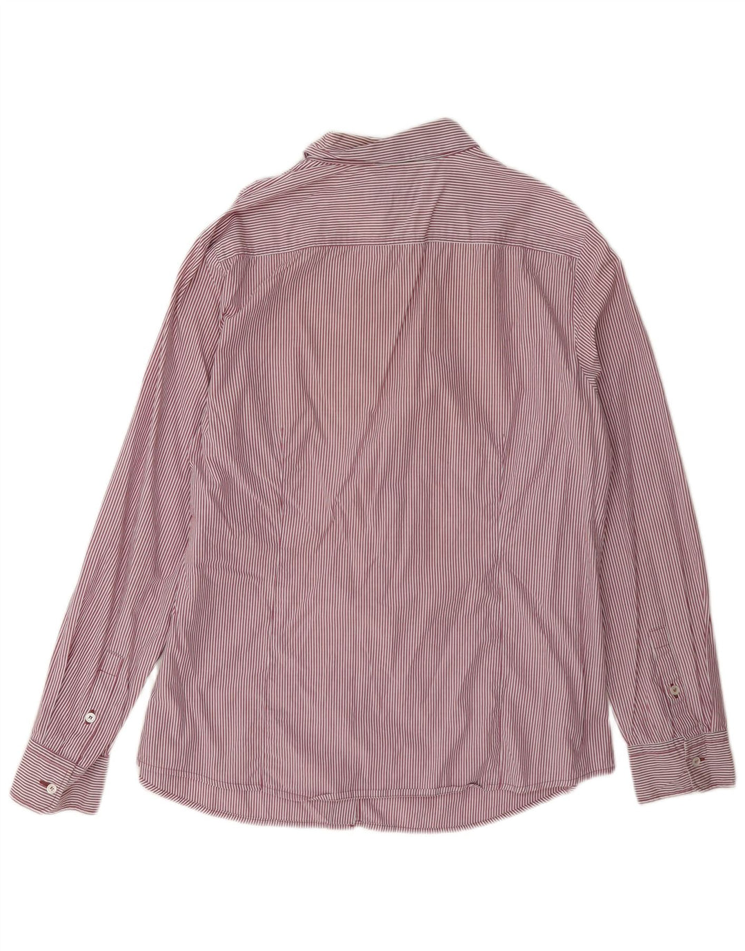 Max Mara Womens Weekend Shirt UK 16 Große rosa Nadelstreifen