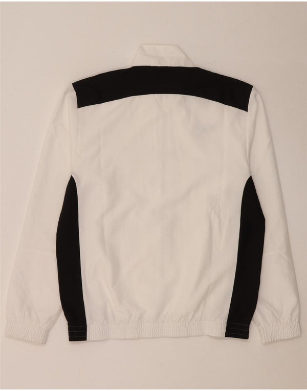 PUMA Jungen-Trainingsanzug, Top-Jacke, 15–16 Jahre, weißes Colourblock-Polyester