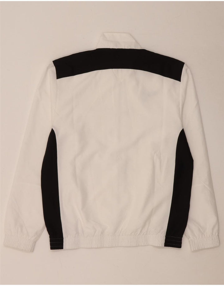 PUMA Jungen-Trainingsanzug, Top-Jacke, 15–16 Jahre, weißes Colourblock-Polyester