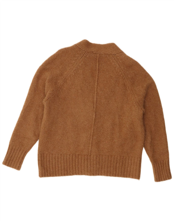 Zara Damen-Strickjacke in Übergröße, Gr. 10, Größe S, Braun