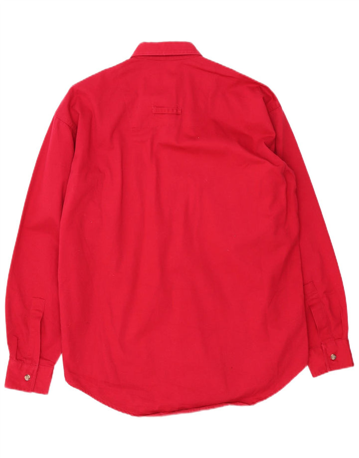 Dockers Herren-Hemd, klein, aus roter Baumwolle