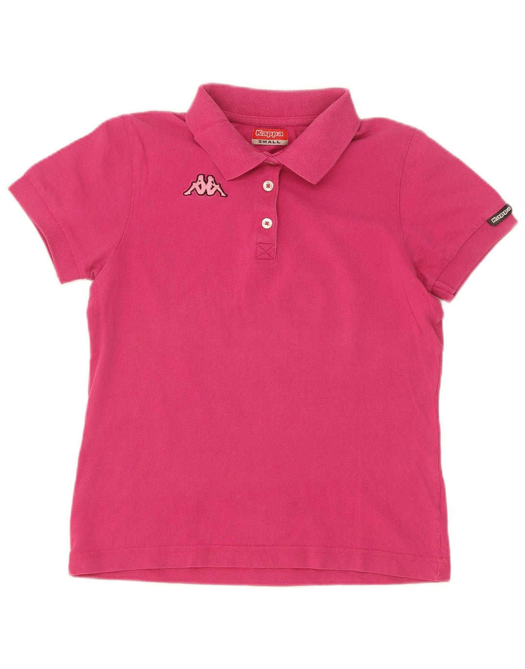 Kappa Damen Poloshirt UK 10 Small Pink