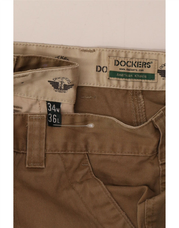 Dockers Herren Khakis Gerade Cargohose W34 L32 Khaki