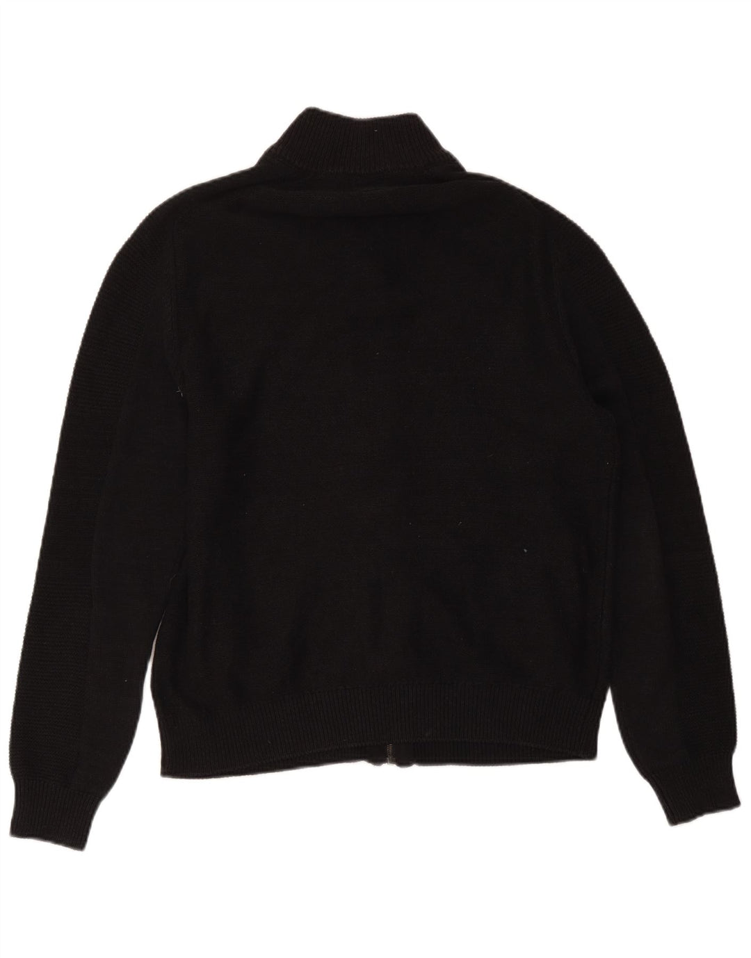 Guess Herren-Cardigan mit durchgehendem Reißverschluss, UK 40, mittelschwarz, Baumwolle