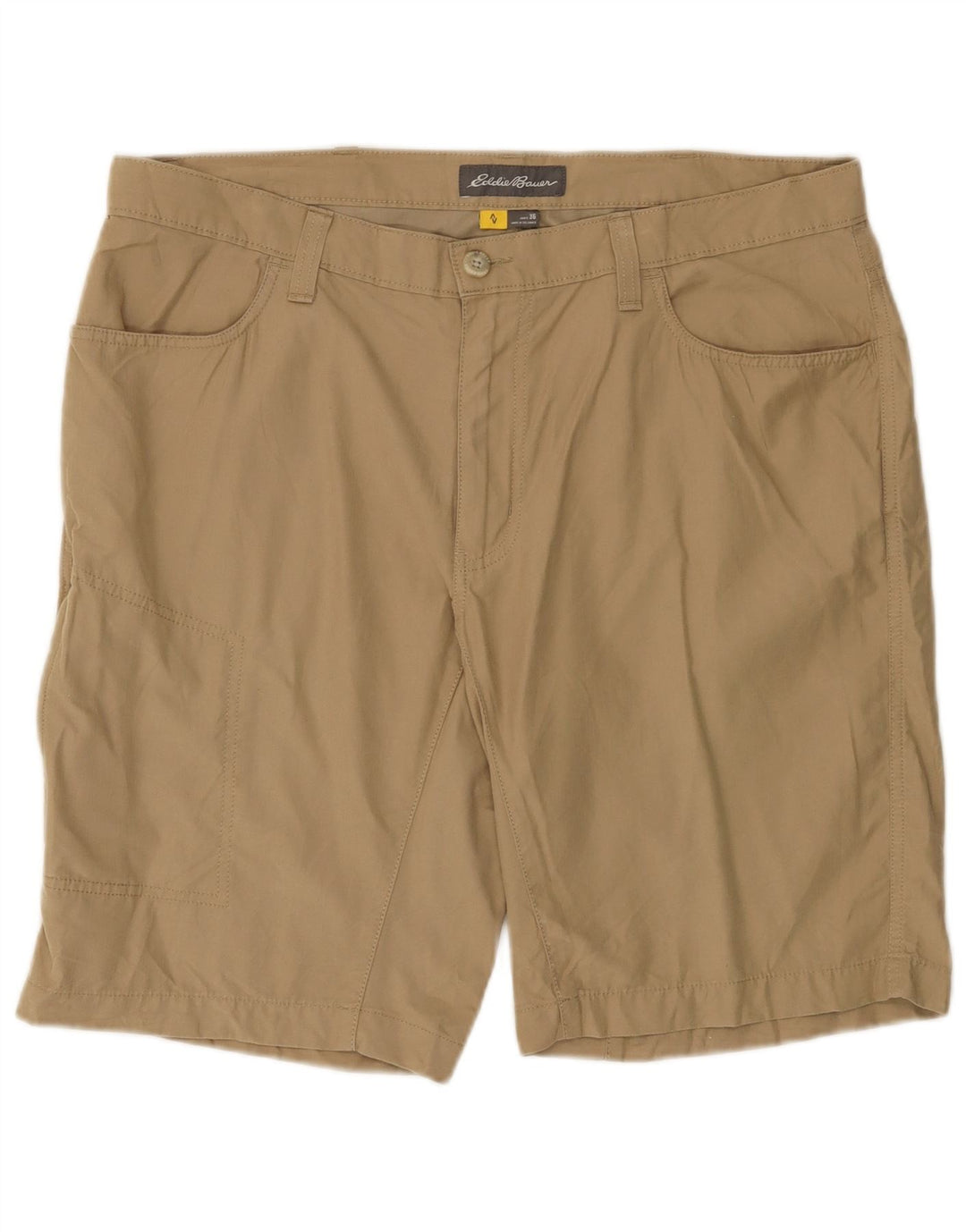 EDDIE BAUER Herren Cargoshorts W36 Large Beige Baumwolle