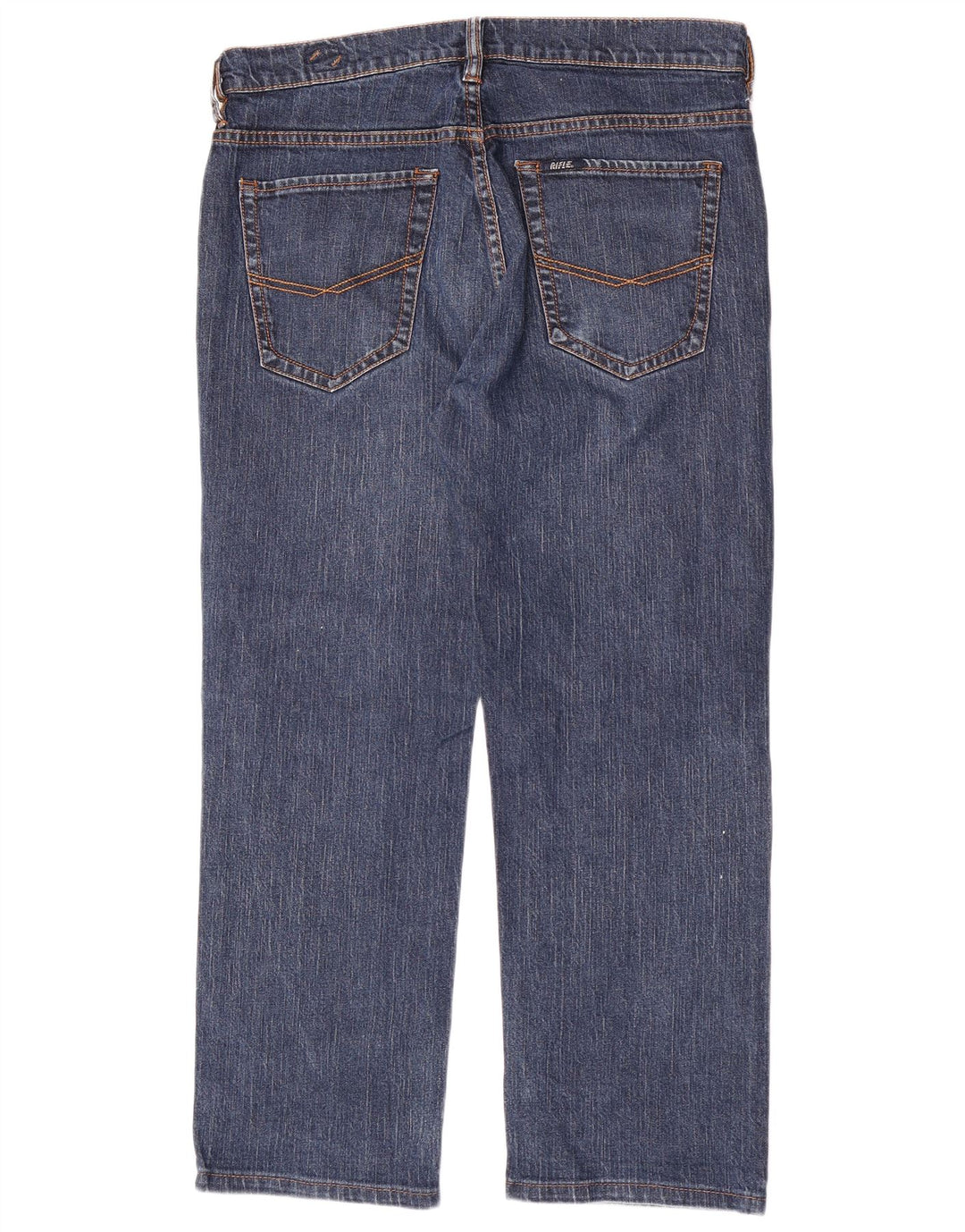 Rifle Herren Straight Jeans W34 L26 Blaue Baumwolle