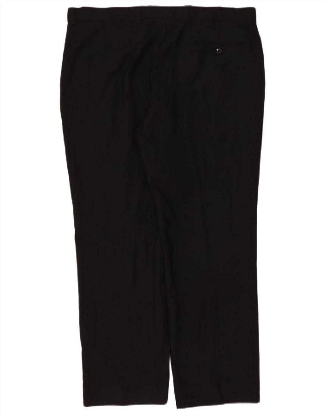 Marks & Spencer Herren-Anzughose mit maßgeschneiderter Passform, W38, L29, schwarzes Polyester