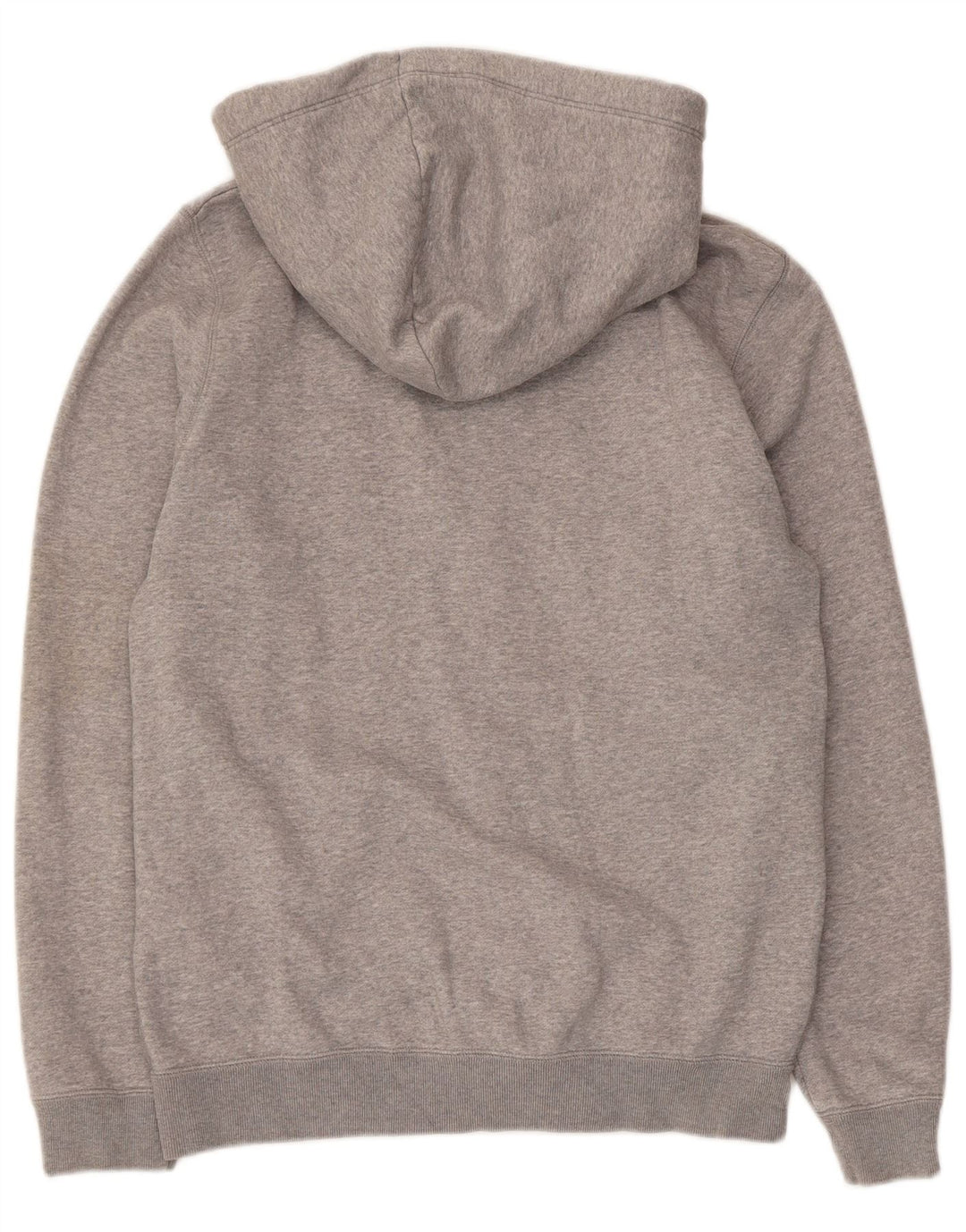 Jack Wills Herren-Kapuzenpullover mit Reißverschluss, mittelgrau gesprenkelte Baumwolle