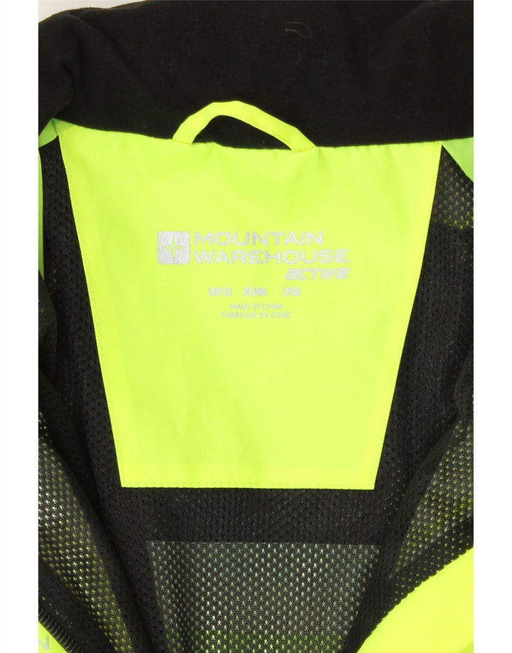 Mountain Warehouse Damen-Regenjacke UK 12 Mittelgelber Farbblock