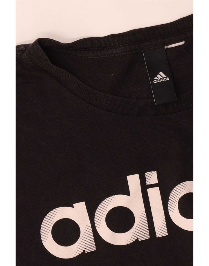 Adidas Herren Graphic T-Shirt Top Medium Schwarz