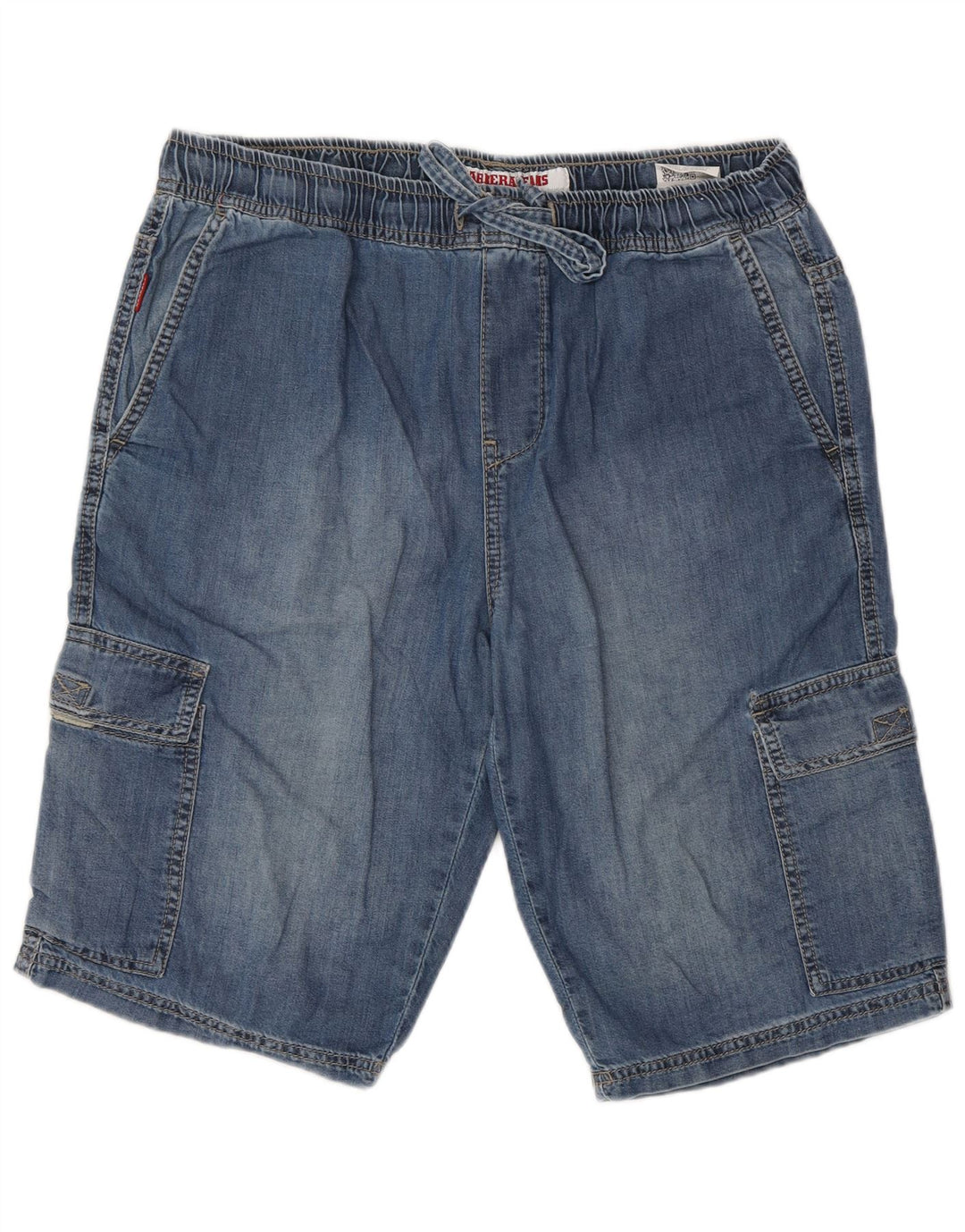 Carrera Herren 629 Cargo Denim Shorts IT 48 Medium W32 Blaue Baumwolle