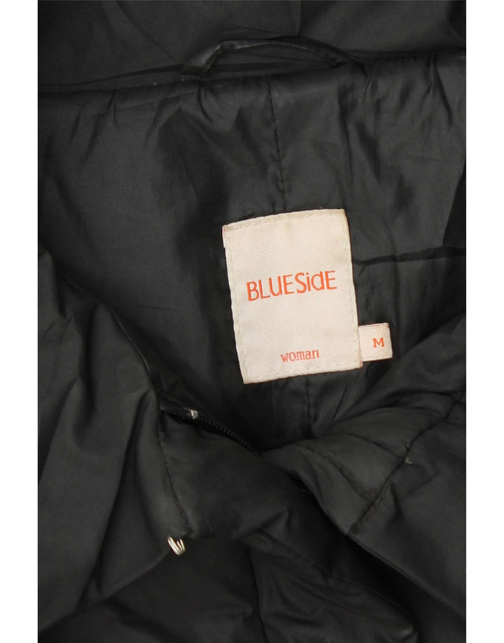 Blue Side Wattierte Damenjacke UK 14 Mittelschwarzes Polyester