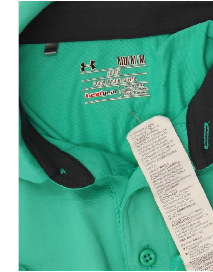 Under Armour Herren Poloshirt Mittelgrünes Polyester