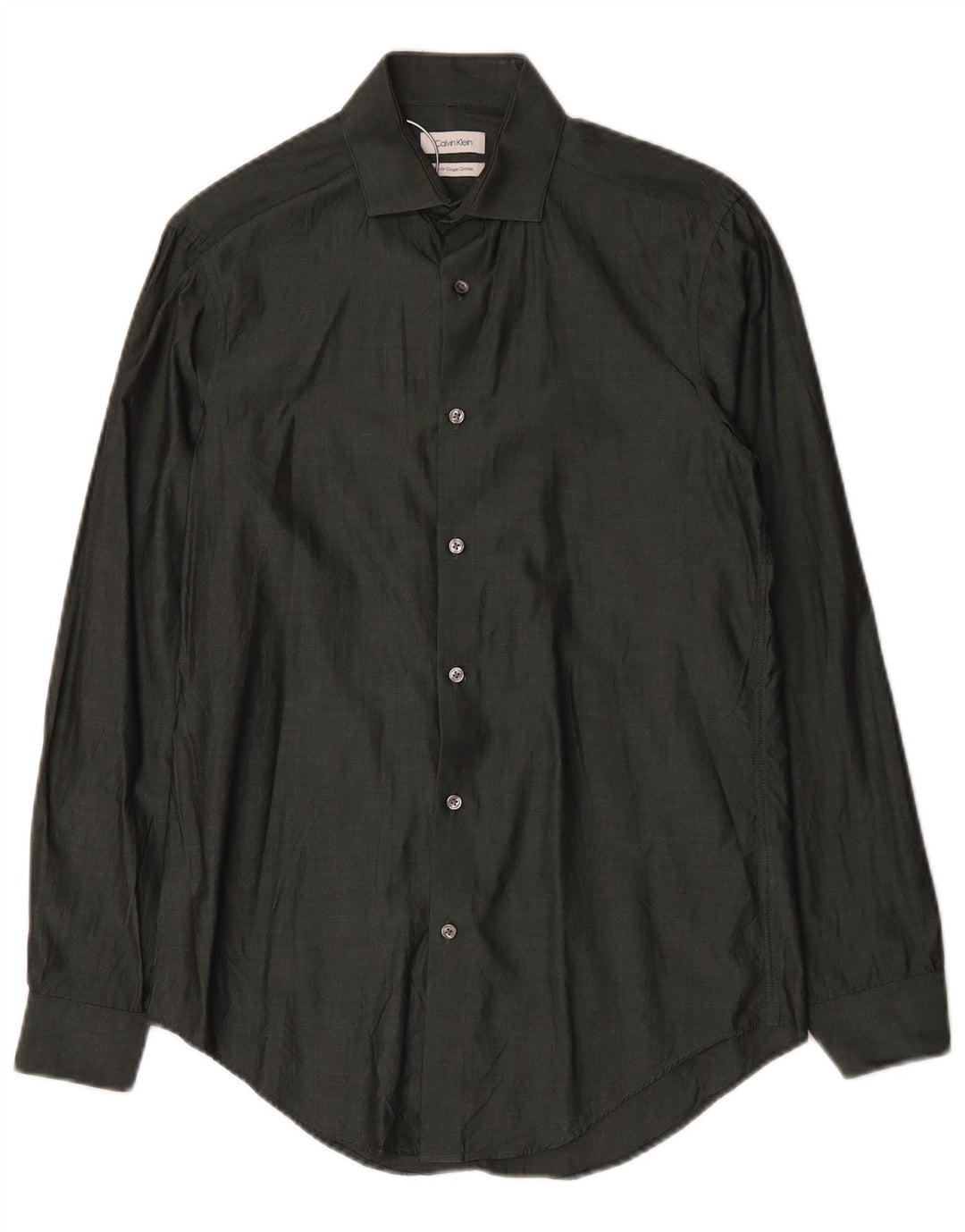 Calvin Klein Herrenhemd Größe 14 1/2 Small Grün